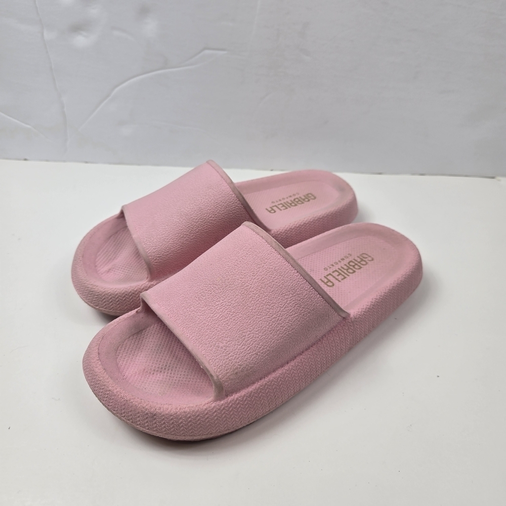 Comfortable Pink Slide Sandals
